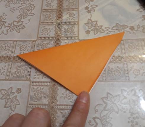 Новогоднее оригами. Бумажная Собачка.
