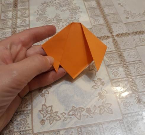 Схема оригами по сборке собачки из игры Heavy Rain
